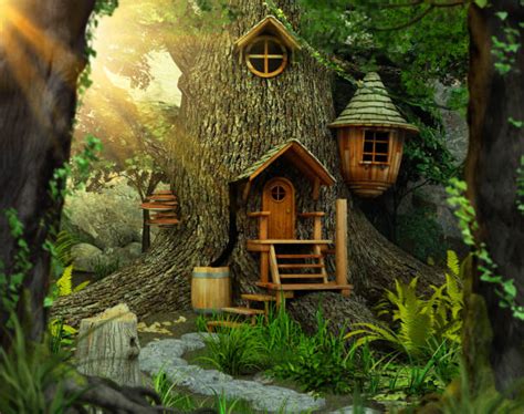 Spanish magical tree hut
